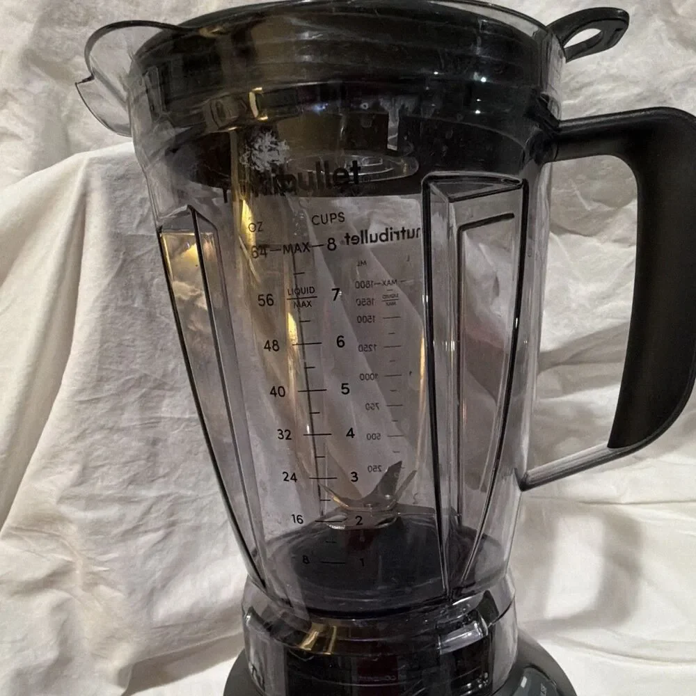 NutriBullet NBC-12A 1200W Electric Blender 64 oz Pitcher Gray/Black
